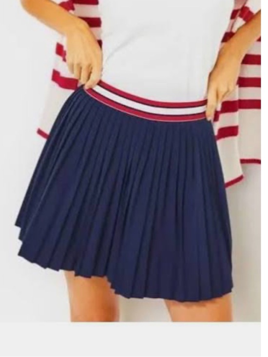 Lilly Pulitzer Dresses & Skirts - Lily Pulitzer Luxletic Makara Navy Pleated Skort Athletic Country Club Size M